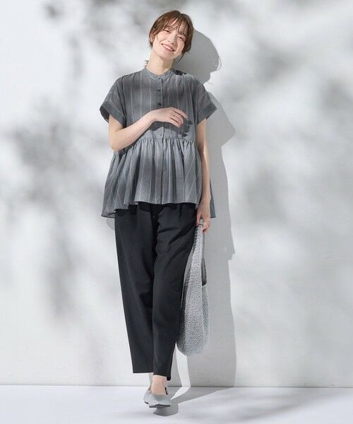 ANY / エニィ シャツ・ブラウス | 【洗濯機可】半袖ティアードブラウス | 詳細27