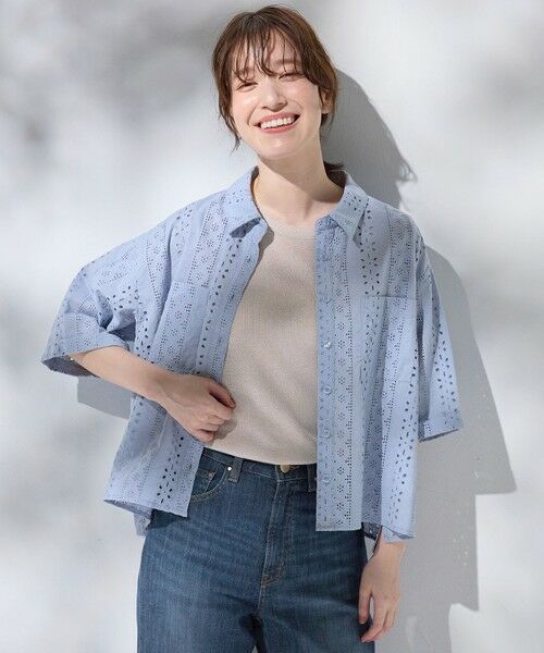 ANY / エニィ シャツ・ブラウス | エンブロイダリーシャツ | 詳細5