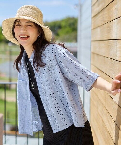 ANY / エニィ シャツ・ブラウス | エンブロイダリーシャツ | 詳細2