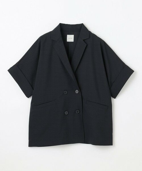 ANY / エニィ テーラードジャケット | 【セットアップ可】サラサラテックリネン半袖テーラードジャケット | 詳細26