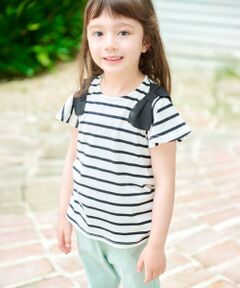 ANY / エニィ カットソー | ひんやりクール 肩リボンTシャツ