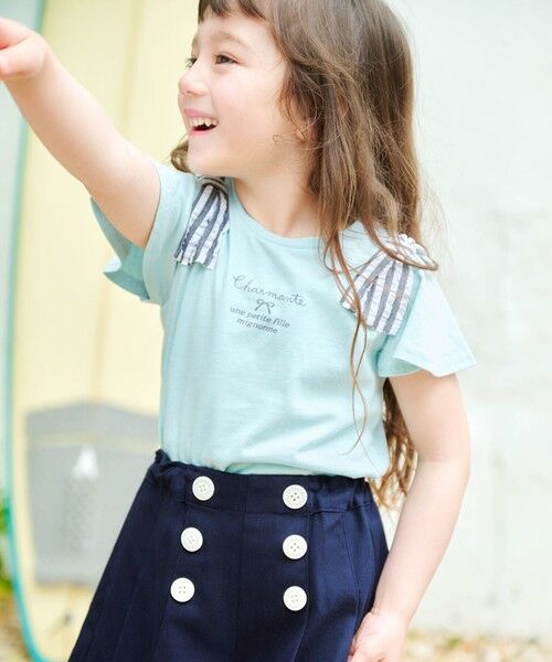 ANY / エニィ カットソー | ひんやりクール 肩リボンTシャツ | 詳細3