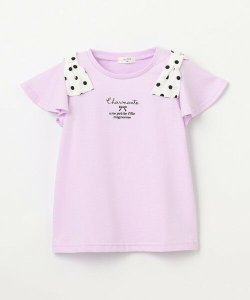 ANY / エニィ カットソー | ひんやりクール 肩リボンTシャツ | 詳細9