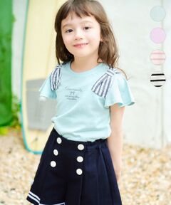 ANY / エニィ カットソー | ひんやりクール 肩リボンTシャツ