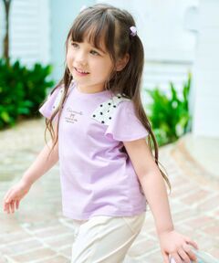 ANY / エニィ カットソー | ひんやりクール 肩リボンTシャツ