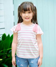 ANY / エニィ カットソー | ひんやりクール 肩リボンTシャツ