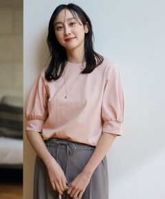 ANY / エニィ カットソー | 【洗濯機可/接触冷感/UVケア】パフスリーブカットソー