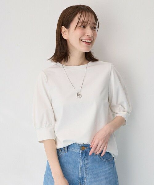 ANY / エニィ カットソー | 【洗濯機可/接触冷感/UVケア】パフスリーブカットソー | 詳細2