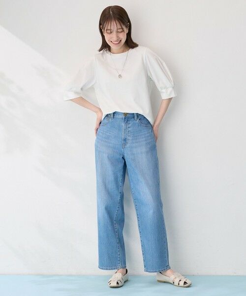 ANY / エニィ カットソー | 【洗濯機可/接触冷感/UVケア】パフスリーブカットソー | 詳細4