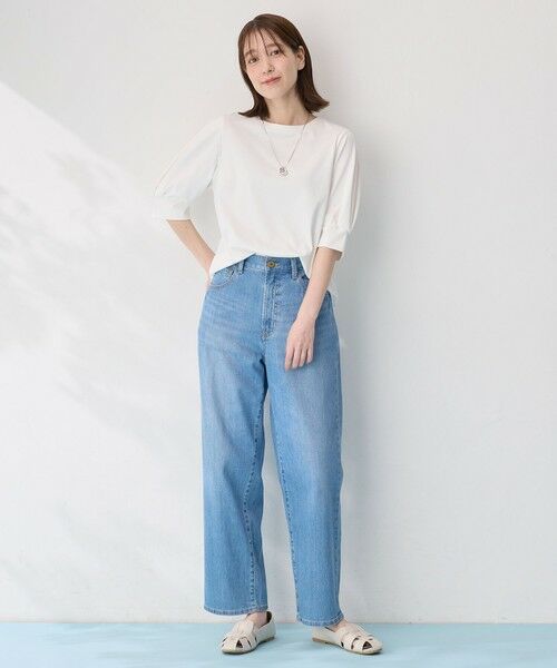 ANY / エニィ カットソー | 【洗濯機可/接触冷感/UVケア】パフスリーブカットソー | 詳細5