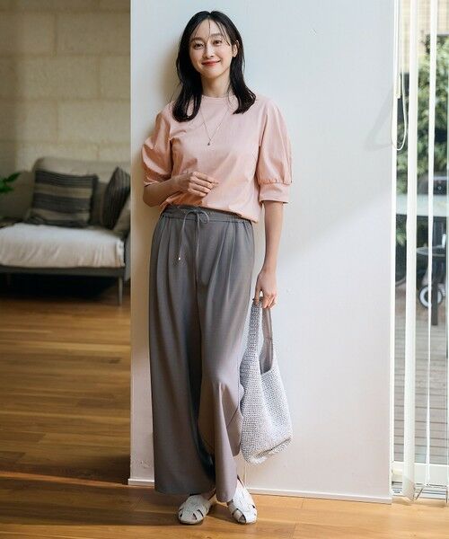 ANY / エニィ カットソー | 【洗濯機可/接触冷感/UVケア】パフスリーブカットソー | 詳細11