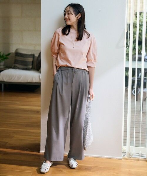 ANY / エニィ カットソー | 【洗濯機可/接触冷感/UVケア】パフスリーブカットソー | 詳細12