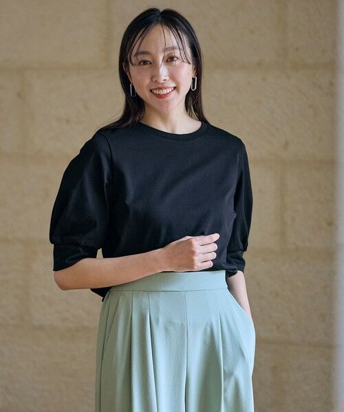 ANY / エニィ カットソー | 【洗濯機可/接触冷感/UVケア】パフスリーブカットソー | 詳細28