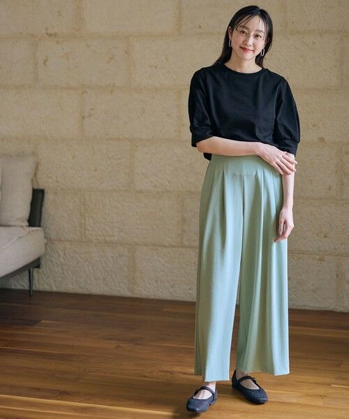 ANY / エニィ カットソー | 【洗濯機可/接触冷感/UVケア】パフスリーブカットソー | 詳細30