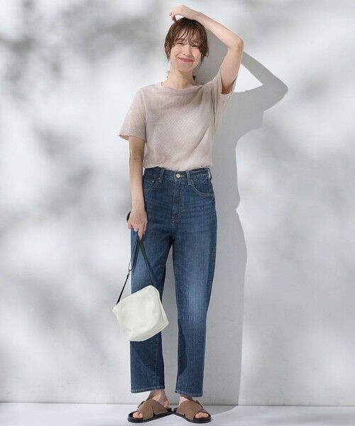 ANY / エニィ カットソー | 【洗濯機可】ラメテレコTシャツ | 詳細8