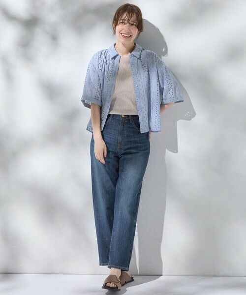 ANY / エニィ カットソー | 【洗濯機可】ラメテレコTシャツ | 詳細10