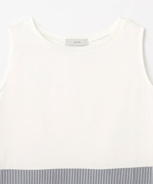 ANY / エニィ カットソー | 【洗濯機可】ラウンドヘムコンビインナー | 詳細16