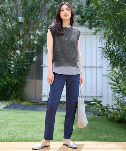 ANY / エニィ カットソー | 【洗濯機可】ラウンドヘムコンビインナー | 詳細13