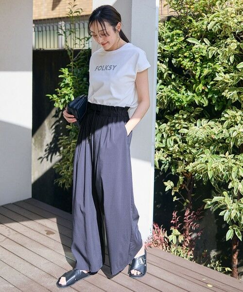 ANY / エニィ カットソー | 【洗濯機可/接触冷感】グリッタープリントロゴＴシャツ | 詳細4