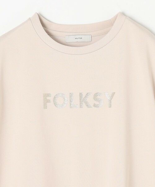 ANY / エニィ カットソー | 【洗濯機可/接触冷感】グリッタープリントロゴＴシャツ | 詳細12