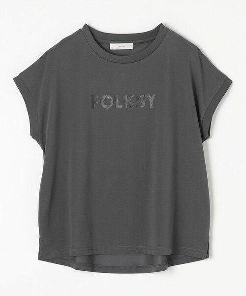 ANY / エニィ カットソー | 【洗濯機可/接触冷感】グリッタープリントロゴＴシャツ | 詳細22