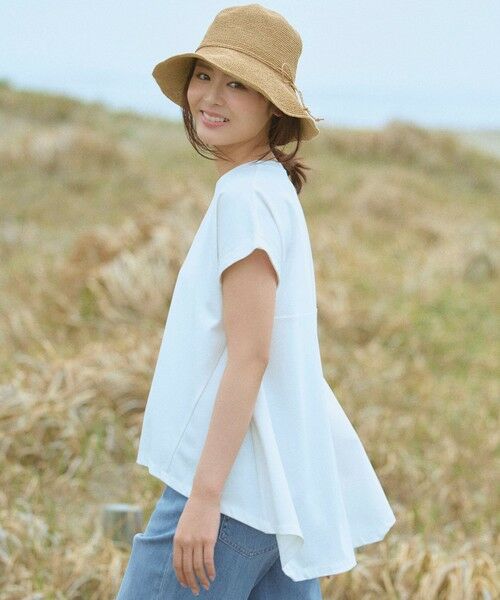 ANY/エニィ 【洗濯機可/UVケア】シルケットスムースチュニック オフ F ANY/エニィ 【洗濯機可/UVケア】シルケットスムースチュニック オフ F