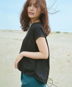 ANY / エニィ カットソー | 【洗濯機可/UVケア】シルケットスムースドロストＴシャツ