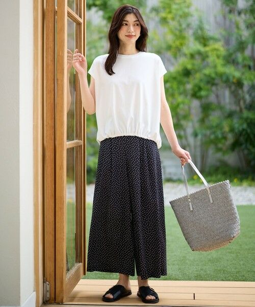 ANY / エニィ カットソー | 【洗濯機可/UVケア】シルケットスムースドロストＴシャツ | 詳細3