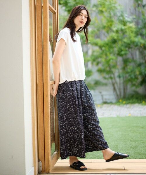 ANY / エニィ カットソー | 【洗濯機可/UVケア】シルケットスムースドロストＴシャツ | 詳細4