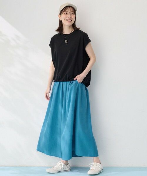 ANY / エニィ カットソー | 【洗濯機可/UVケア】シルケットスムースドロストＴシャツ | 詳細24