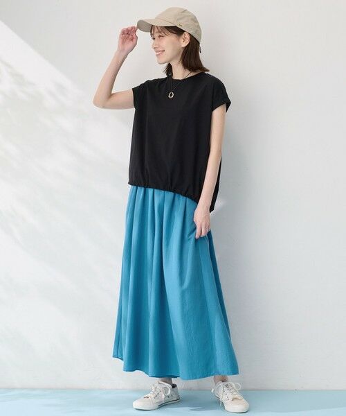 ANY / エニィ カットソー | 【洗濯機可/UVケア】シルケットスムースドロストＴシャツ | 詳細26