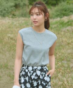 ANY / エニィ カットソー | 【洗濯機可/接触冷感/UVカット】汗ジミ防止テレコノースリーブプルオーバー