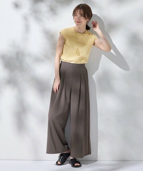 ANY / エニィ カットソー | 汗ジミ防止テレコノースリーブプルオーバー | 詳細9