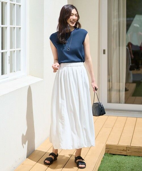 ANY / エニィ カットソー | 汗ジミ防止テレコノースリーブプルオーバー | 詳細27