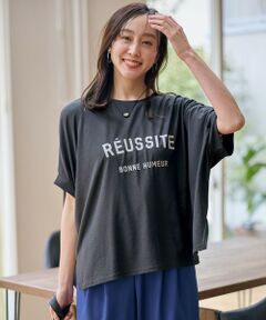 ANY / エニィ カットソー | 【洗濯機可/接触冷感】シアージョーゼットボクシーロゴＴ