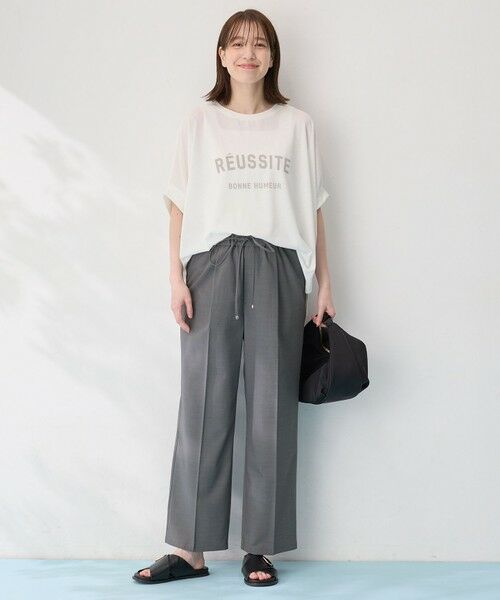 ANY / エニィ カットソー | 【洗濯機可/接触冷感】シアージョーゼットボクシーロゴＴ | 詳細3