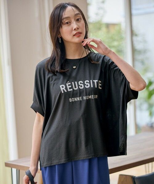 ANY / エニィ カットソー | 【洗濯機可/接触冷感】シアージョーゼットボクシーロゴＴ | 詳細8