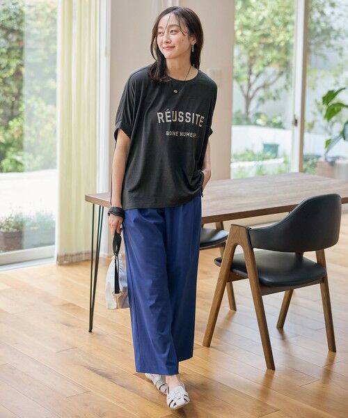 ANY / エニィ カットソー | 【洗濯機可/接触冷感】シアージョーゼットボクシーロゴＴ | 詳細9