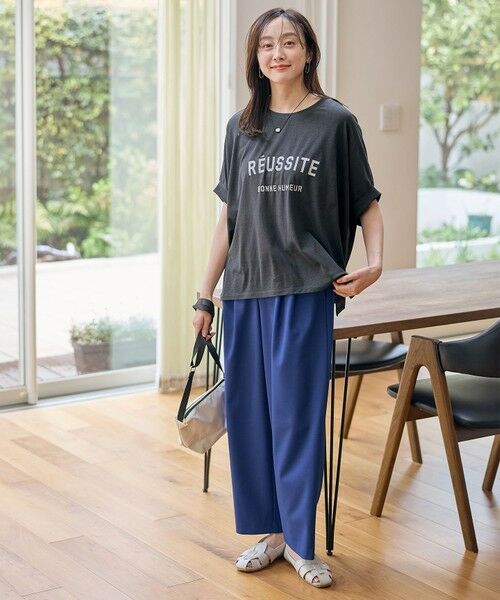 ANY / エニィ カットソー | 【洗濯機可/接触冷感】シアージョーゼットボクシーロゴＴ | 詳細10