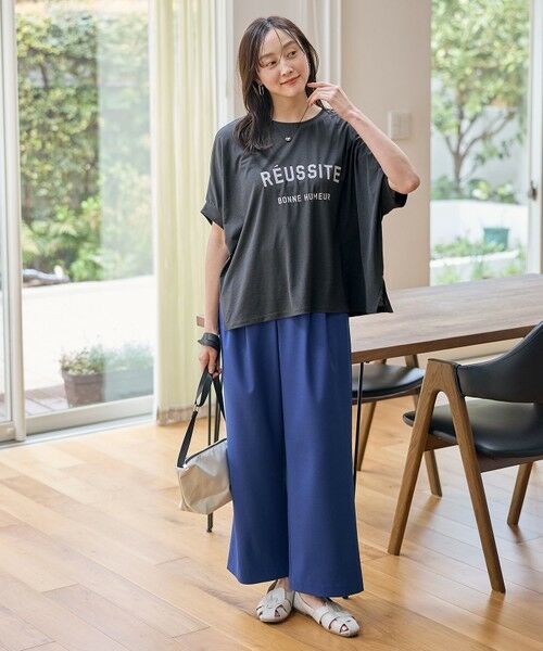 ANY / エニィ カットソー | 【洗濯機可/接触冷感】シアージョーゼットボクシーロゴＴ | 詳細11