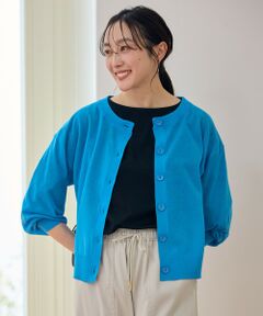 ANY / エニィ カーディガン・ボレロ | 【洗濯機可/アンチピリング/接触冷感】シアークルーネックカーディガン