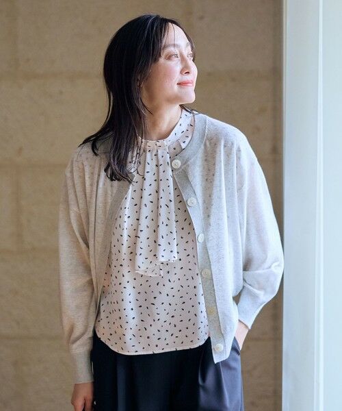 ANY / エニィ カーディガン・ボレロ | シアークルーネックカーディガン | 詳細1