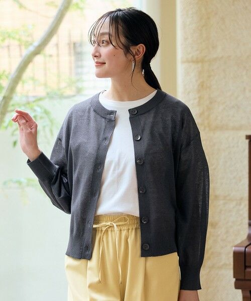 ANY / エニィ カーディガン・ボレロ | シアークルーネックカーディガン | 詳細25