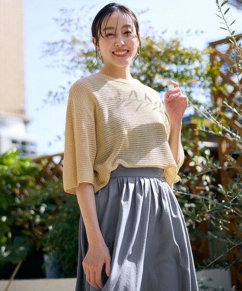 ANY / エニィ ニット・セーター | アイレットメッシュニット | 詳細9