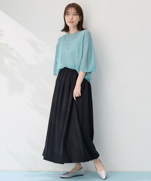 ANY / エニィ ニット・セーター | アイレットメッシュニット | 詳細23