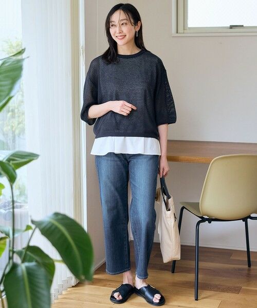 ANY / エニィ ニット・セーター | アイレットメッシュニット | 詳細28