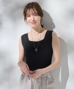 ANY / エニィ タンクトップ | 【洗濯機可/アンチピリング/UVカット】リブニットタンクトップ