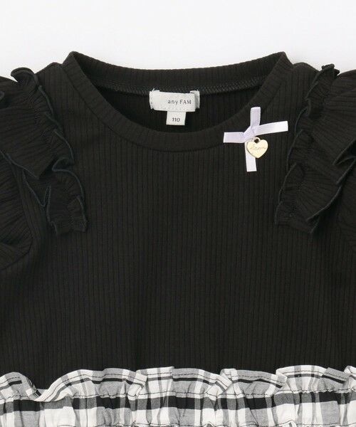 ANY / エニィ ロング・マキシ丈ワンピース | チェック ドッキングワンピース | 詳細8