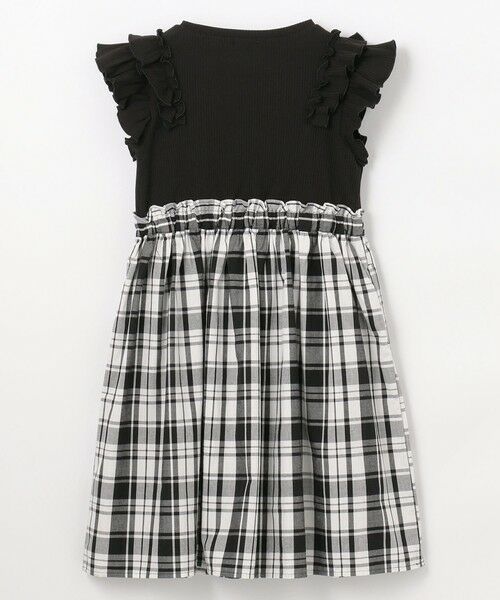 ANY / エニィ ロング・マキシ丈ワンピース | チェック ドッキングワンピース | 詳細7