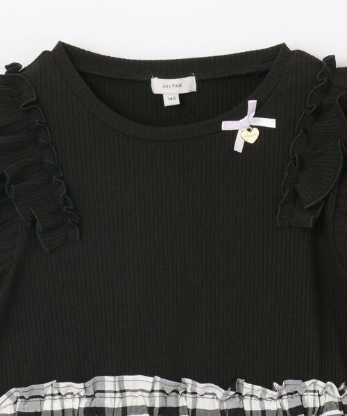 ANY / エニィ ロング・マキシ丈ワンピース | チェック ドッキングワンピース | 詳細8